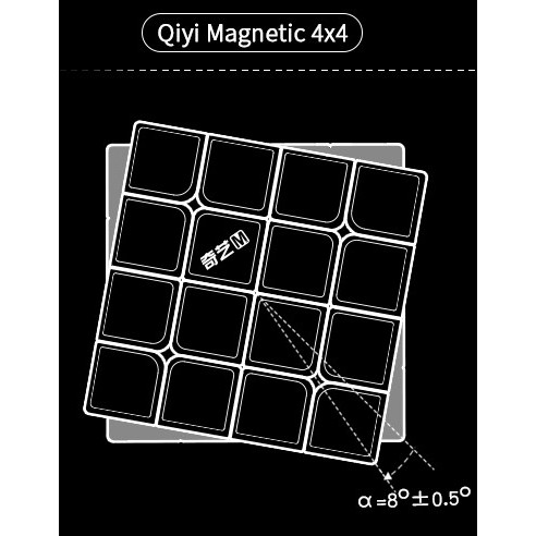 [Mã LIFE0503TOYS giảm 10% đơn 0Đ] Rubik 4x4 QiYi MS 4x4x4 Có Nam Châm