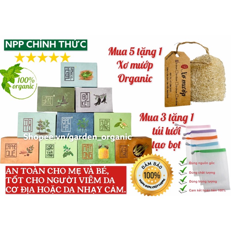 Xà bông sinh dược 100% organic - giảm mụn, trắng da, giảm ngứa, thư giãn, khử mùi, an toàn cho bé và mẹ | BigBuy360 - bigbuy360.vn