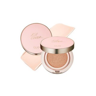 HN1210  shop cầu giấy Set Phấn Nước Clio Kill Cover Glow Cushion SPF50+ Pa+++[KÈM LÕI] -kiwi