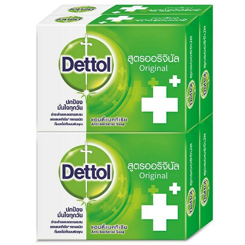 Xà Bông Kháng Khuẩn Dettol Thái Lan 100gram - Hàng chính hãng DKSH Việt Nam