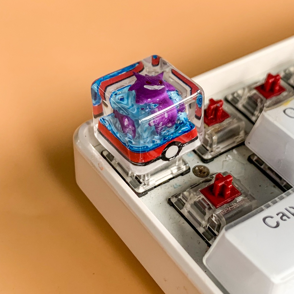 Nút bàn phím cơ máy tính - Artisan keycap - Pokemon Keycap - Resin keycaps