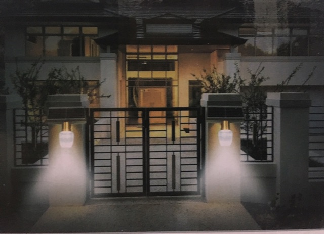 Đèn trụ cổng năng lượng mặt trời