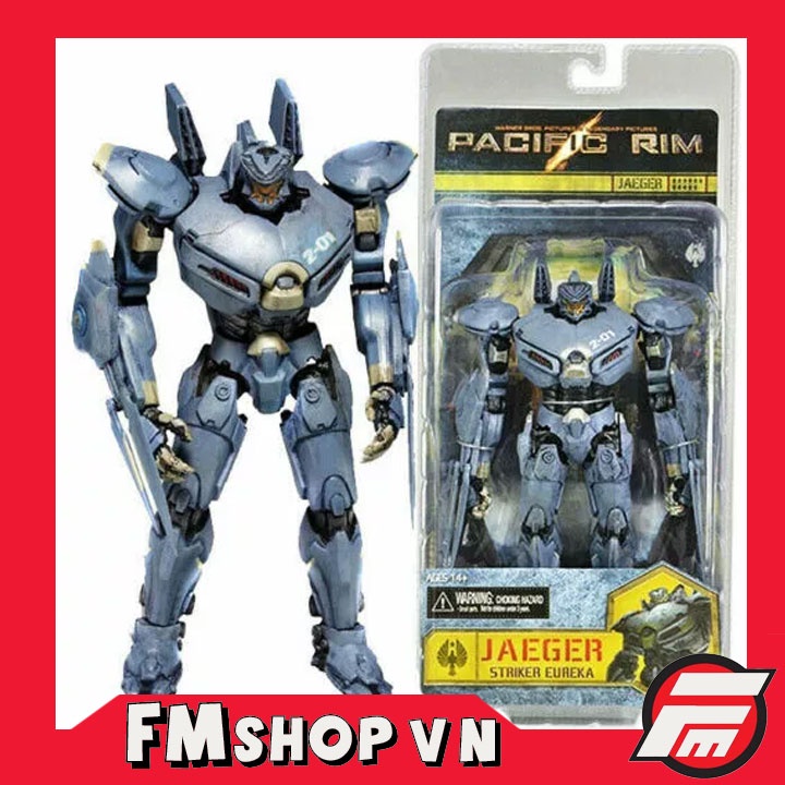 FIGURE NECA PACIFIC RIM STRIKER EUREKA CHINA VER MÔ HÌNH NGƯỜI MÁY CÓ KHỚP