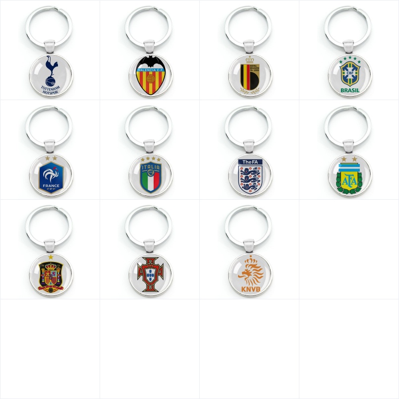 Móc Khóa Logo Các Đội Bóng Đá Giải Vô Địch Barcelona