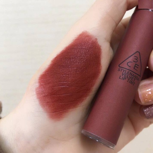 Son 3CE Velvet Lip Tint Taupe Đỏ Nâu