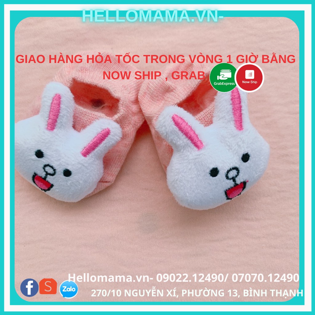 Tất/Vớ dạng giày siêu xinh cho bé từ 0-9 tháng, có đủ màu cho khách lựa