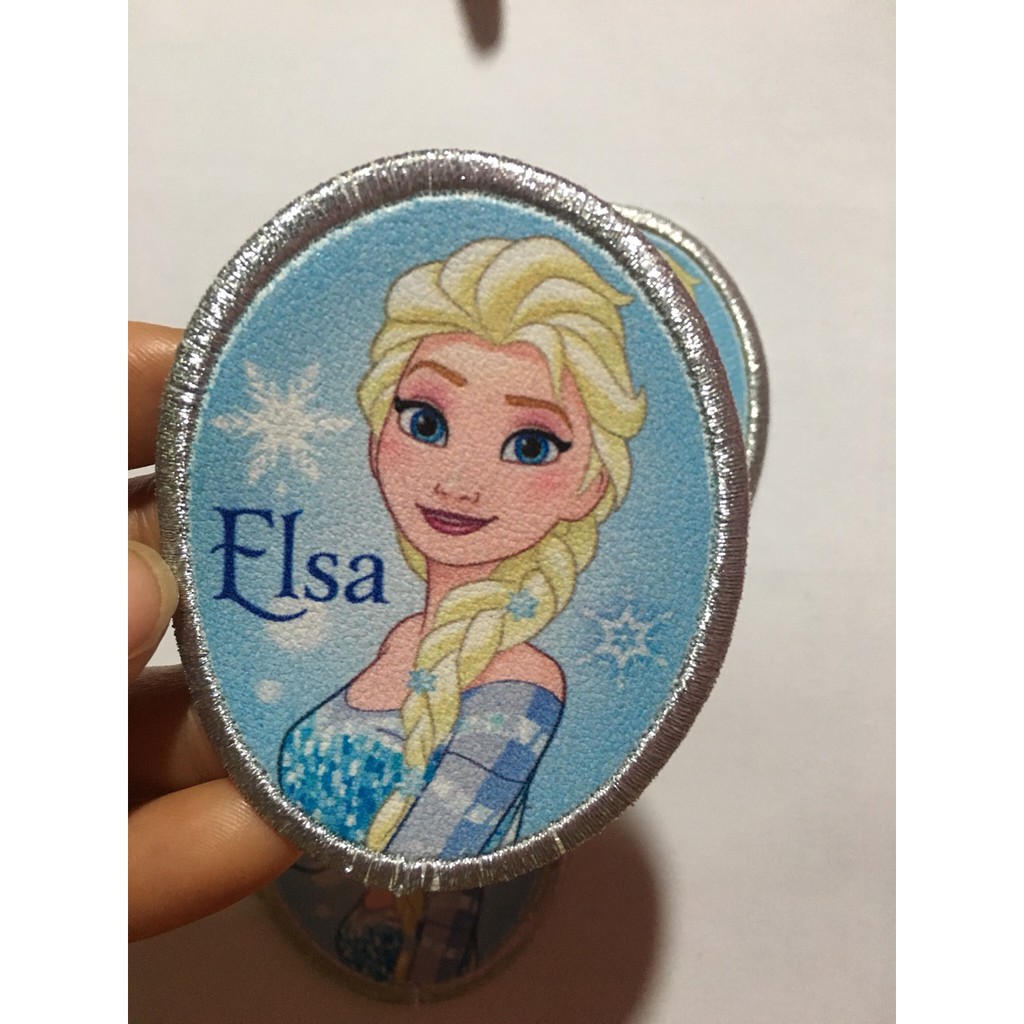 Sticker Ủi, Miếng Pacth Ủi Hình Nữ Hoàng Băng Giá Elsa Dùng Trang Trí Quần Áo, Mũ Nón, Túi Xách Cho Bé