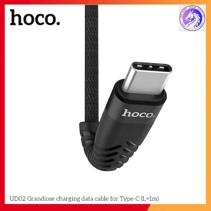 [Mã 2404EL10K giảm 10K đơn 20K] CÁP SẠC NHANH DÂY DÙ TYPE-C 3.0A HOCO UD02 Sử Dụng Cho ĐT androi Kiểu C