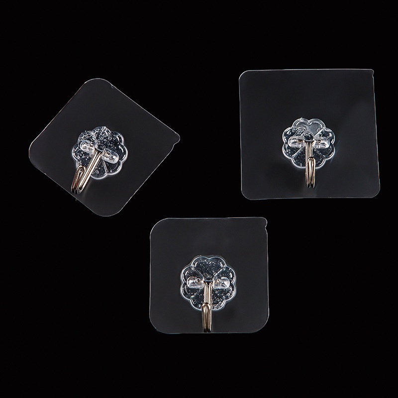 Set 5 móc dán treo tường để cây lau nhà khăn lau đồ dùng nhà bếp phòng tắm