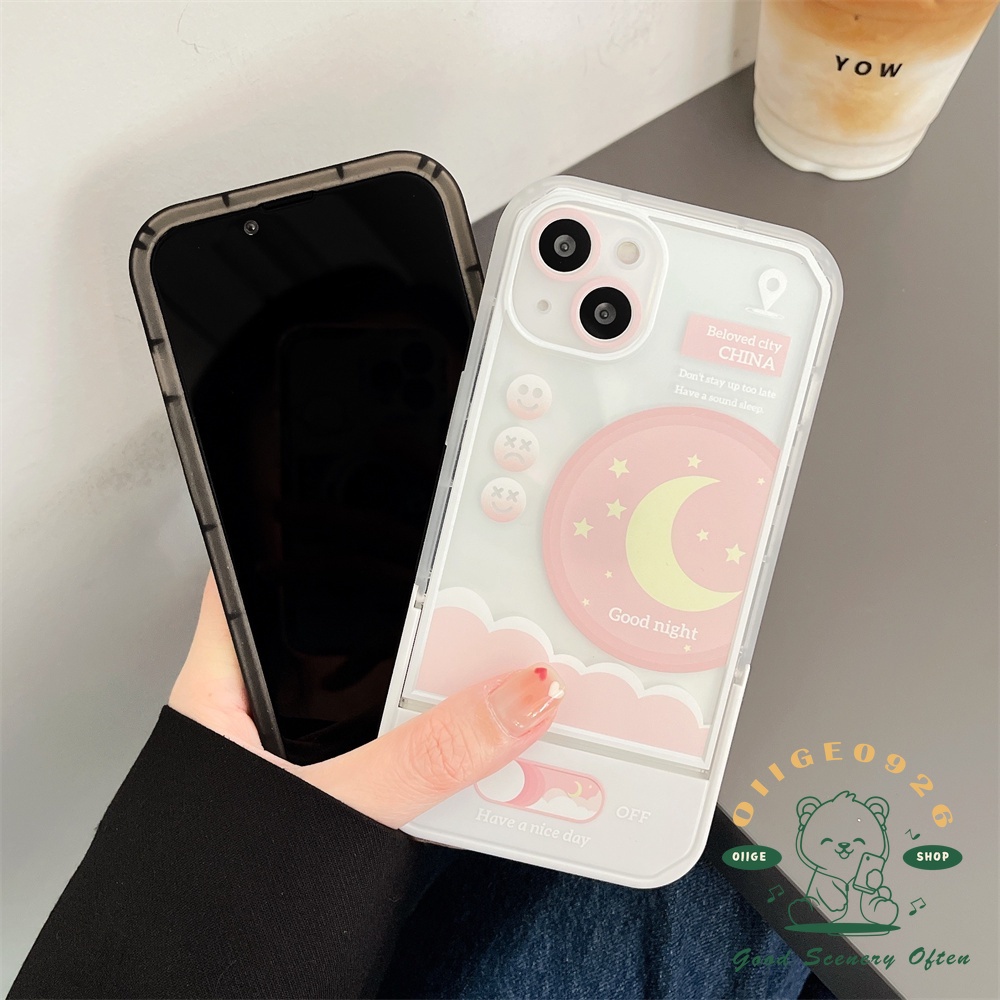Ốp Điện Thoại TPU In Hình Thời Tiết Kèm Giá Đỡ Ẩn Cho Iphone 13 12 11 Pro Max Xs Max Xr X 8 7Plus