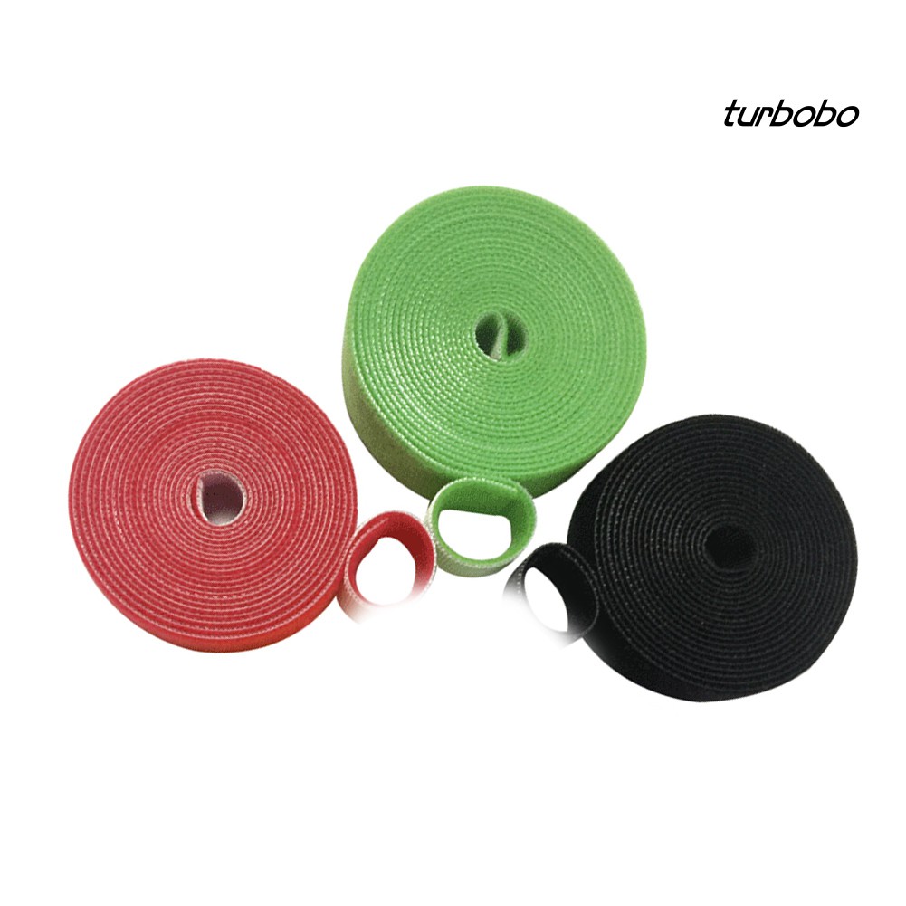 Cuộn dây dán cố định dây cáp gọn gàng tiện dụng 2/ 3/ 4m tùy chọn màu sắc