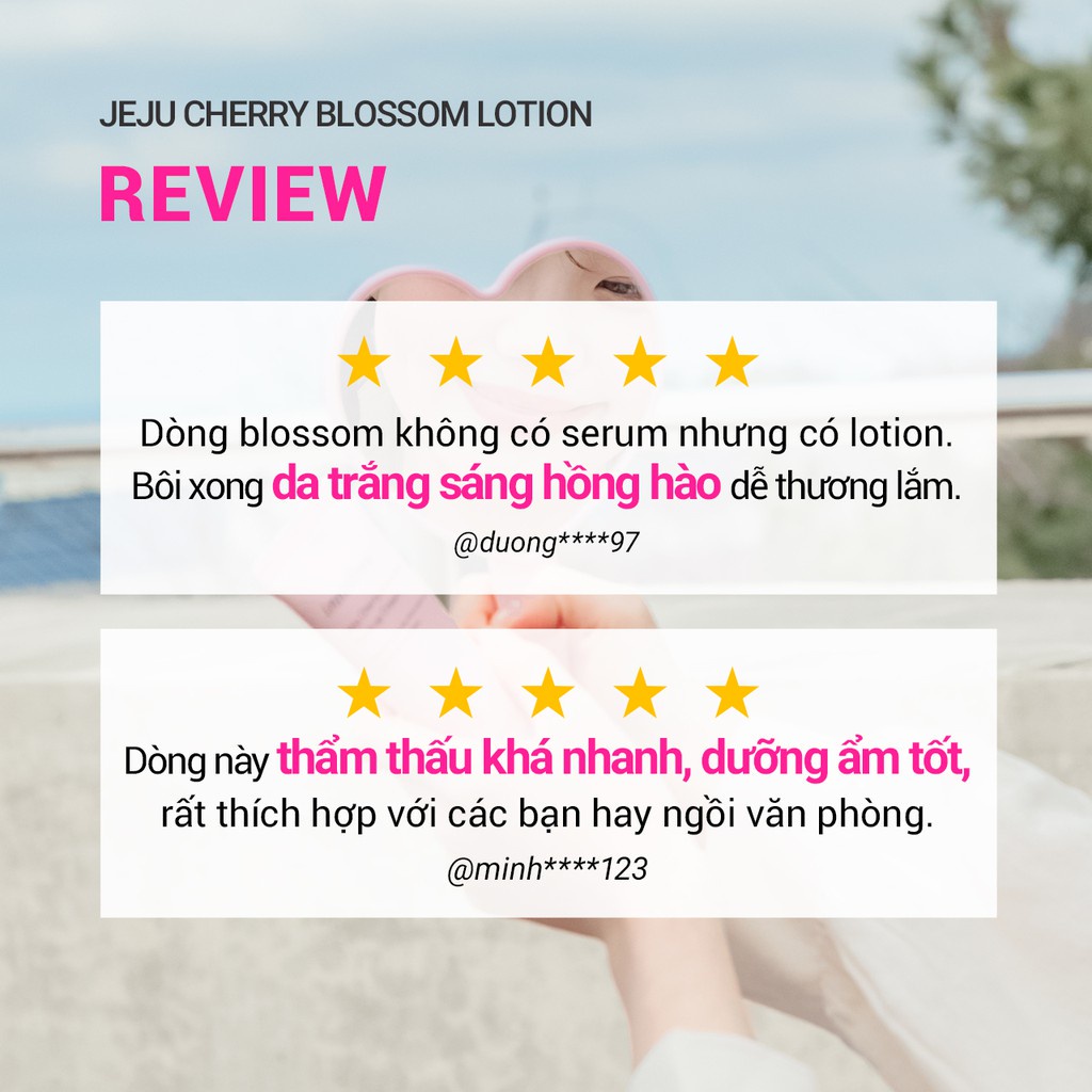 Sữa dưỡng ẩm sáng da từ hoa anh đào đảo Jeju innisfree Cherry Blossom Lotion 100ml