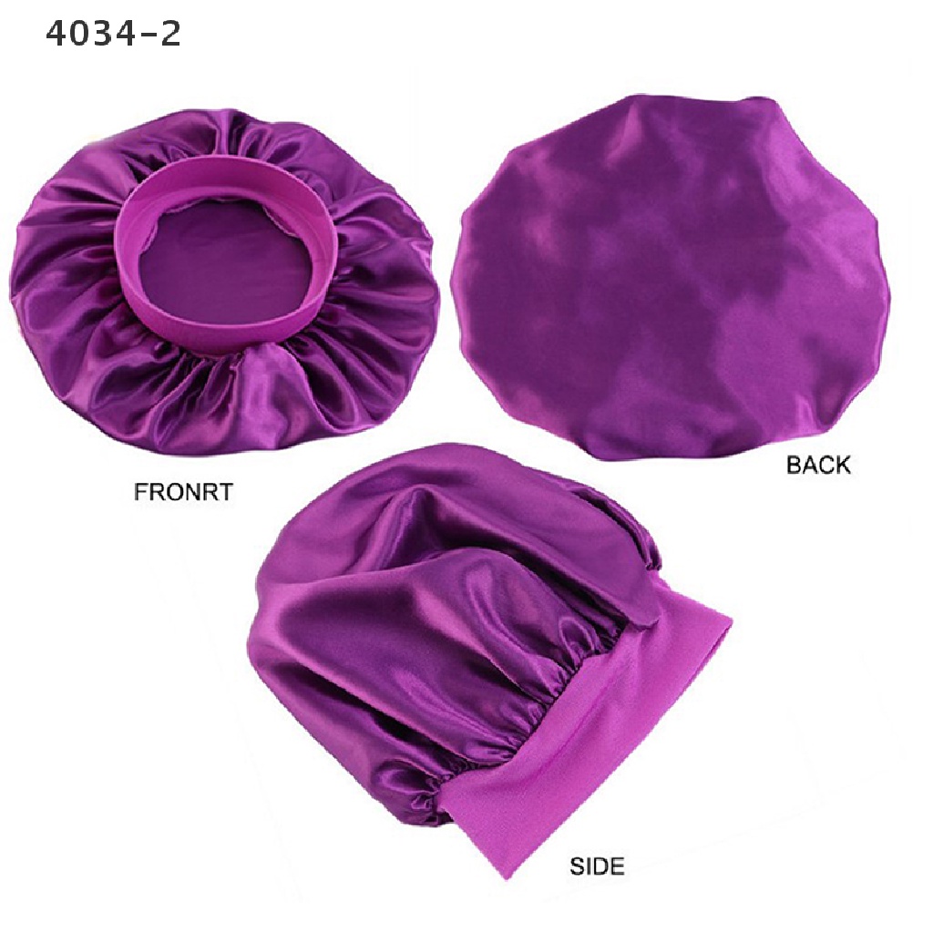 Mũ Trùm Đầu Ngủ Bằng Lụa Satin Cỡ Lớn Thời Trang 4034-2