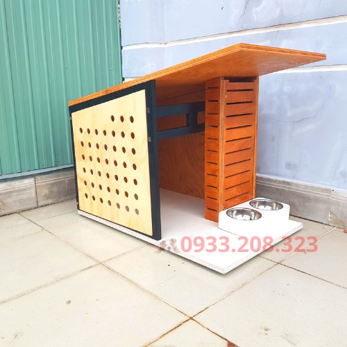 Nhà cho chó bằng gỗ Plywood siêu bền