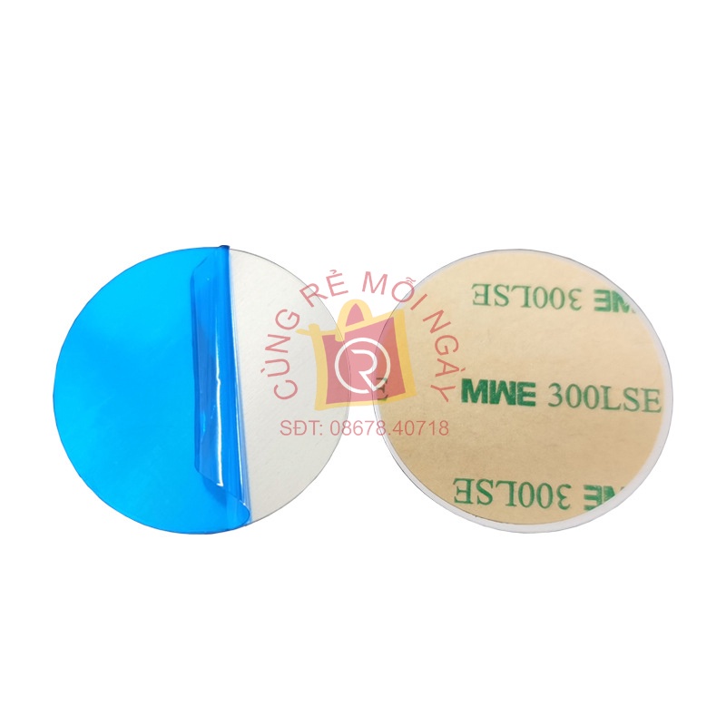 Miếng kim loại đường kính 56mm dán mặt lưng điện thoại, hỗ trợ dùng cho quạt tản nhiệt sò lạnh, giá đỡ nam châm