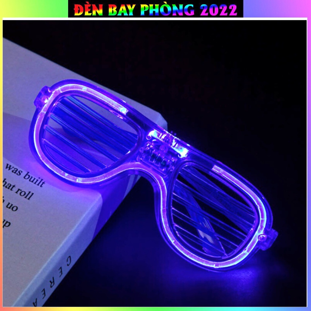 Kính Phát Sáng Gắn Đèn LED Nhấp Nháy Nhiều Màu Vui Nhộn Sử Dụng Cho Tiệc Tùng