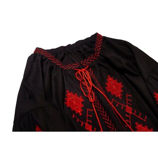 Đầm Boho thêu hoạ tiết thổ cẩm