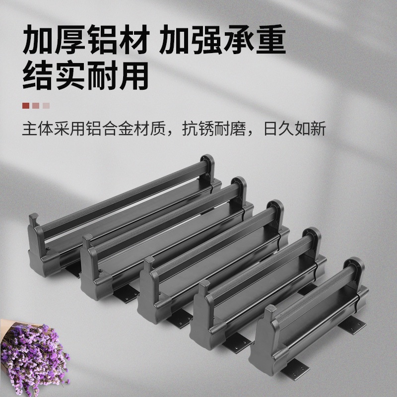 Thanh Ray Trượt Gắn Cửa Tủ Chén Dĩa Bằng Thép Không Gỉ