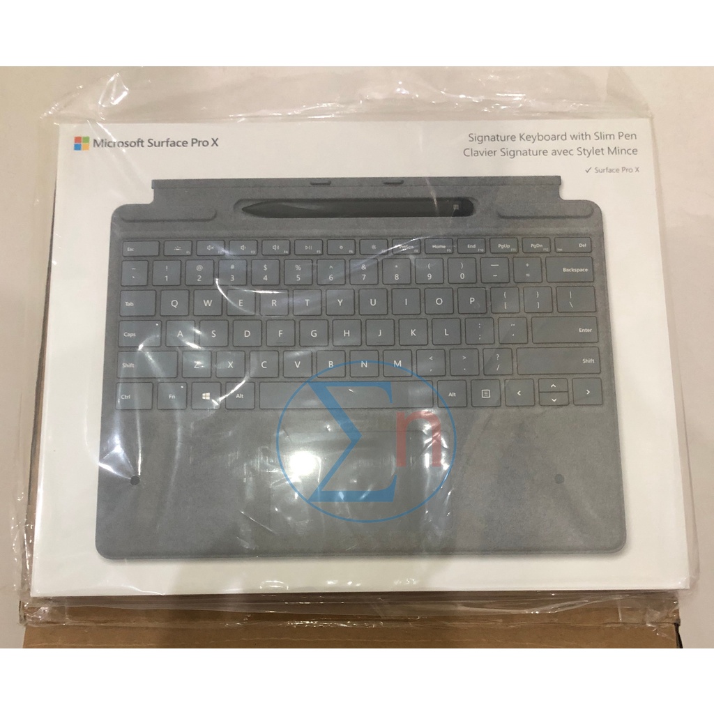 Bàn phím Surface Pro 9, 8, Pro X Microsoft Type Cover keyboard Signature Alcantara, mới nguyên Seal