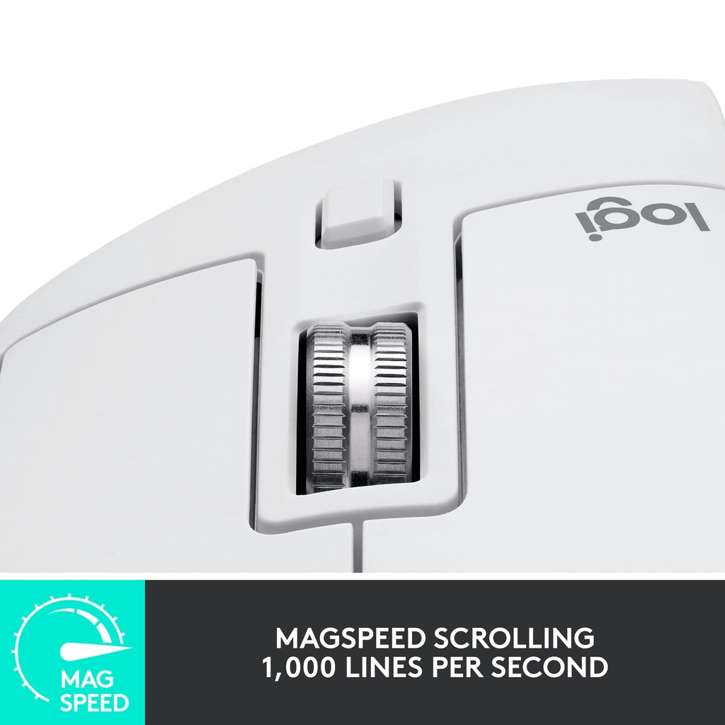 Chuột không dây Logitech MX Master 3S - MX Master 3s For Mac - Chuột văn phòng cao cấp - Hàng chính hãng