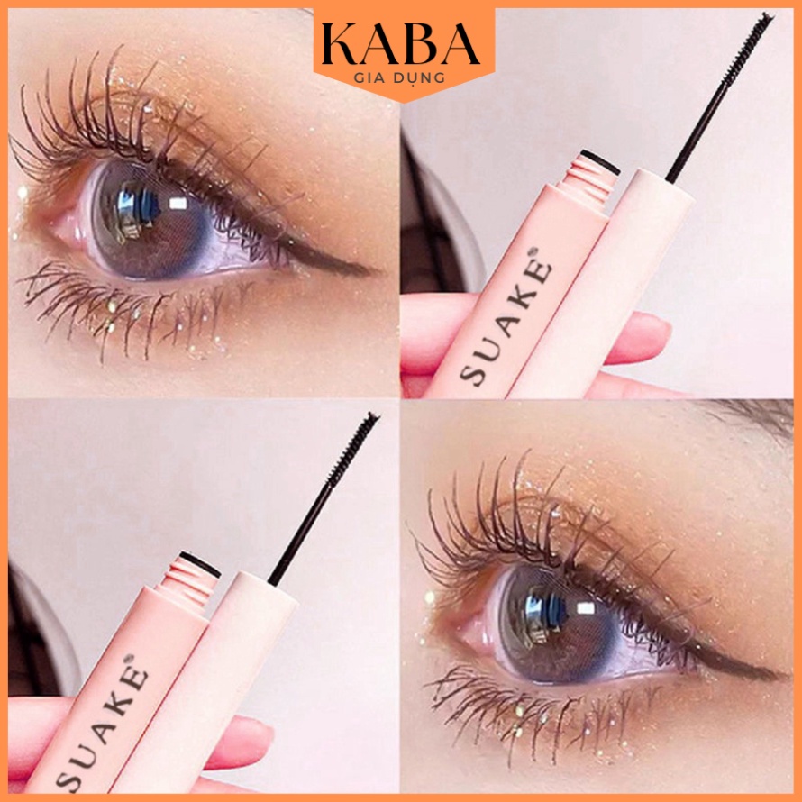 [Hàng mới về] Mascara SUAKE sợi lụa 4D làm cong và dày mi tự nhiên trang điểm chống nước lâu phai KABA
