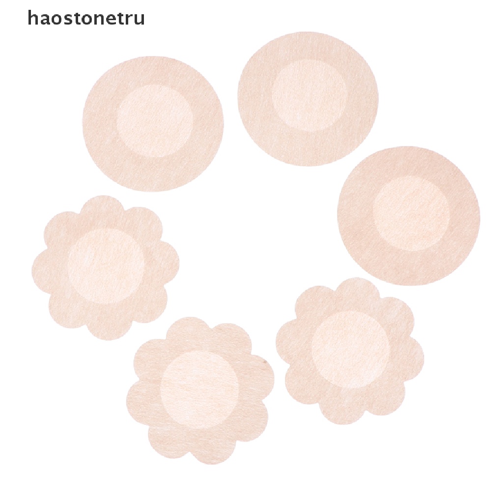 RU 10pcs Women's Invisible Breast Overlays on Bra Nipple Stickers Chest Stickers n