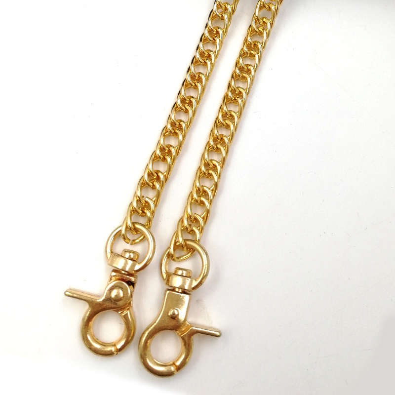 Dây túi xách khóa tròn kim loại thời trang, quai xích đeo chéo để làm túi handmade