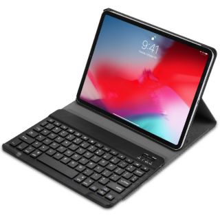 Bao đựng máy tính bảng bằng da có bàn phím bluetooth cho Ipad Pro 11 2018