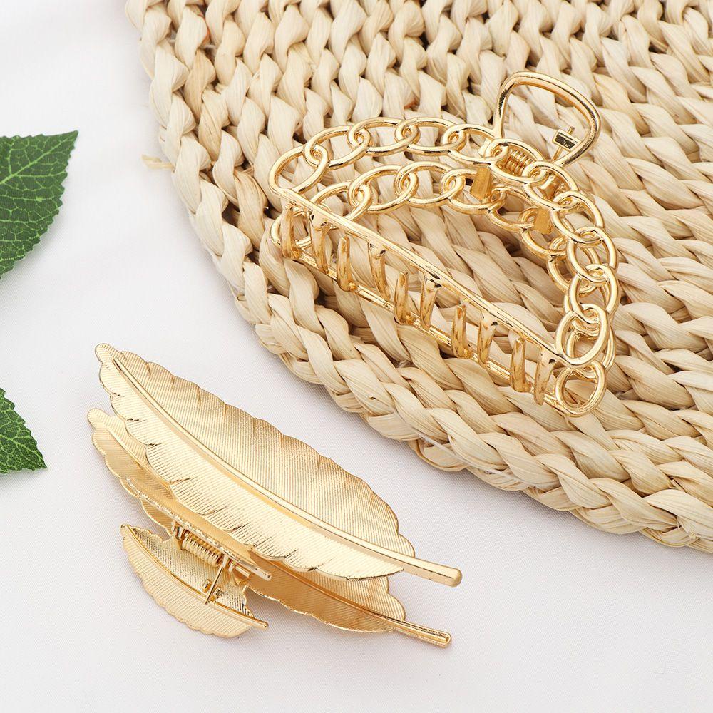 Kẹp Tóc Kim Loại Thanh Lịch Phong Cách Harajuku