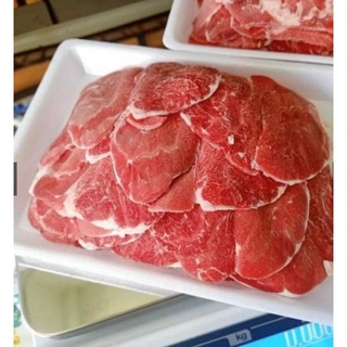 Khay 500g Bắp bò cắt lát nhúng lẩu