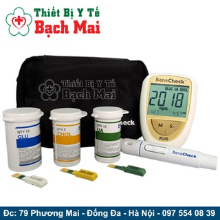 Máy Đo Đường Huyết, Mỡ Máu, Gút , BeneCheck