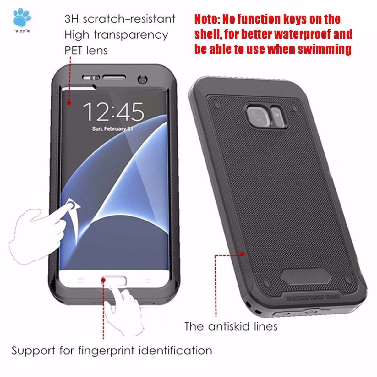 Ốp Lưng Chống Nước Cho Điện Thoại Samsung Galaxy S7 Edge