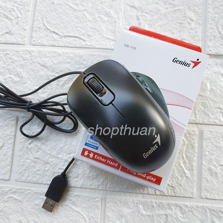 Chuột quang Genius Mouse DX110 / DX120 (Đen)