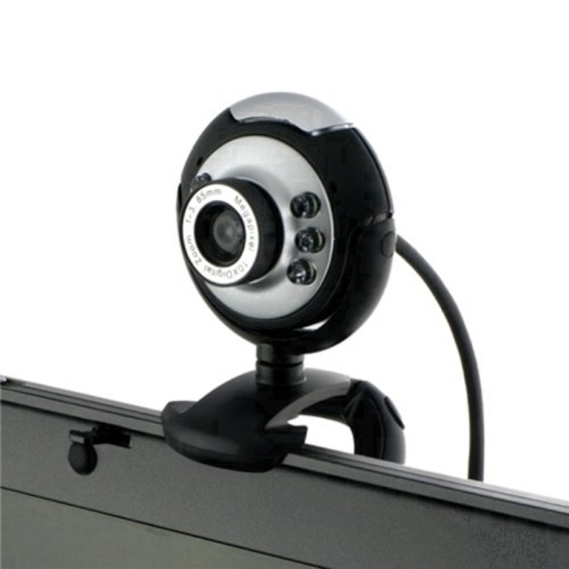 Webcam Máy Tính Usb 2.0 50.0m 6 Led Hd Kèm Mic Cho Pc Laptop | BigBuy360 - bigbuy360.vn