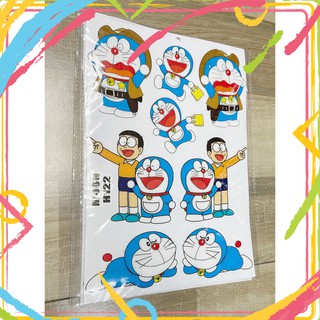 Tem Nổi Hoạt Hình Cao Cấp Dán Xe Máy, Ô Tô, Mũ Bảo Hiểm..