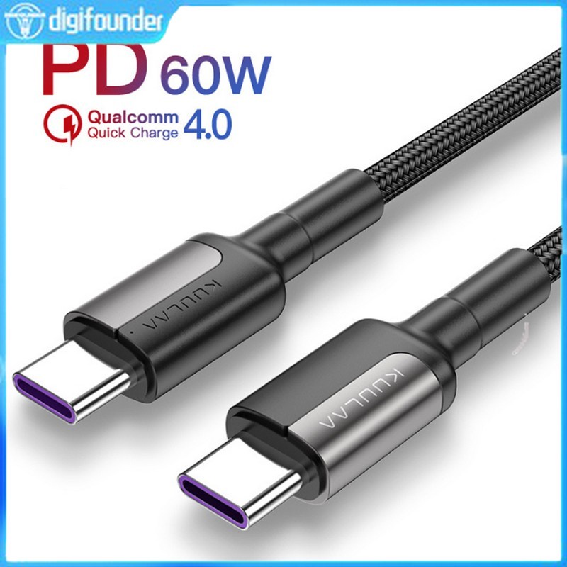 Dây Cáp Sạc Nhanh 60w Pd Qc 4.0 Cho Xiaomi Samsung