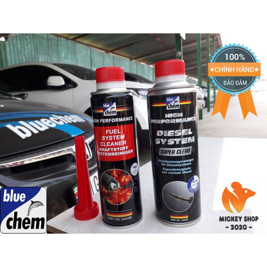 [ CAO CẤP ] Chai Siêu Vệ Sinh Hệ Thống Dầu Bluechem Diesel System Super Clean 33397E (350ml)