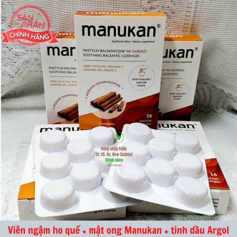 VIÊN NGẬM MANUKAN
