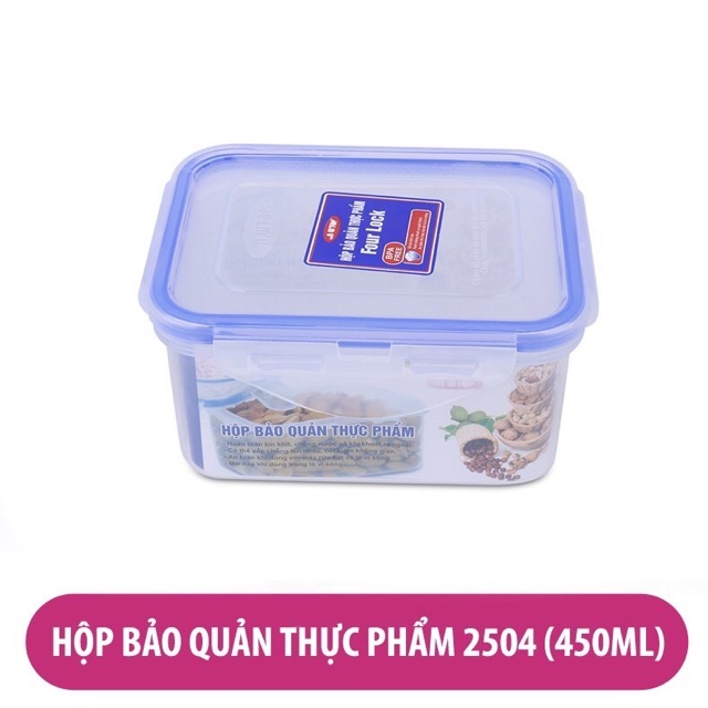 Bộ 4 Hộp Đựng Thực Phẩm FOUR LOCK Song Long 250X
