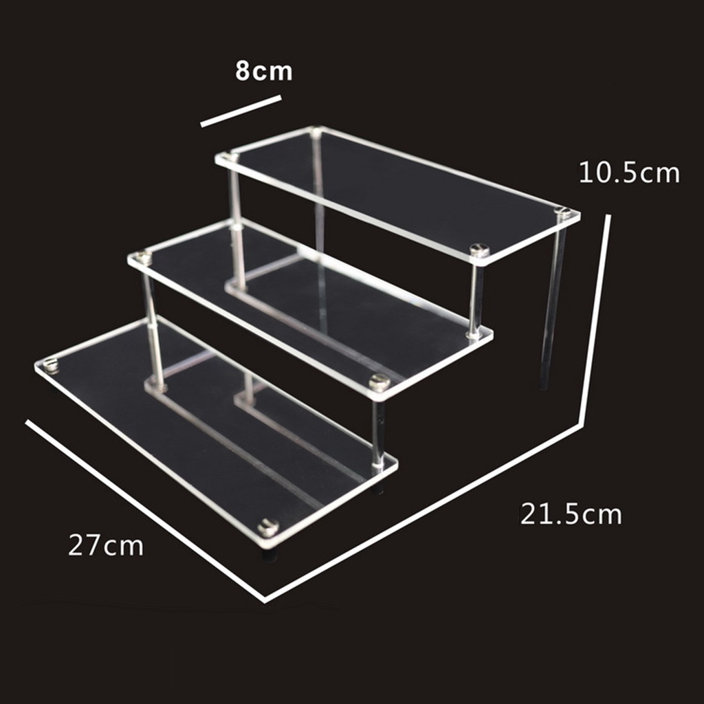 [Lacooppia1] Giá Đỡ Trưng Bày Bằng Acrylic Trong Suốt Đa Chức Năng Cho Quầy Bartop
