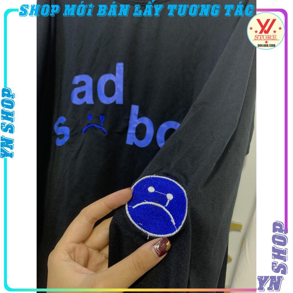 Áo thun tay dài sadboiz RIPPED SIGNATURE chất cotton,Áo sad boiz ripped signature long sleeve (LOGO THÊU ) | BigBuy360 - bigbuy360.vn