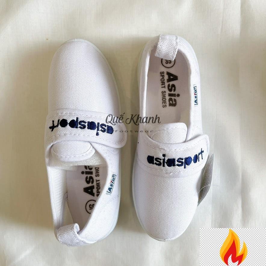 Giày thể dục xé dán Asia, Giày bata vải quai xé Asia, Giày chạy bộ Aisa Sport, Giày Asia học sinh -GH*&