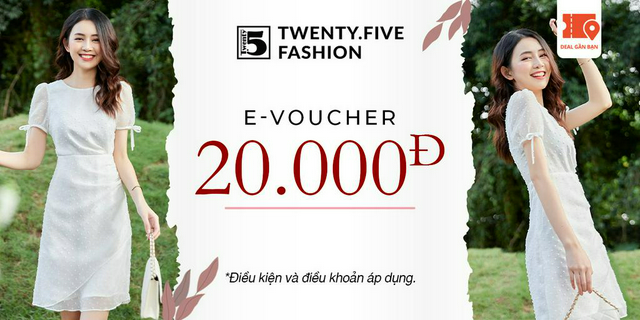 E-Voucher TwentyFive Fashion trị giá 20.000đ