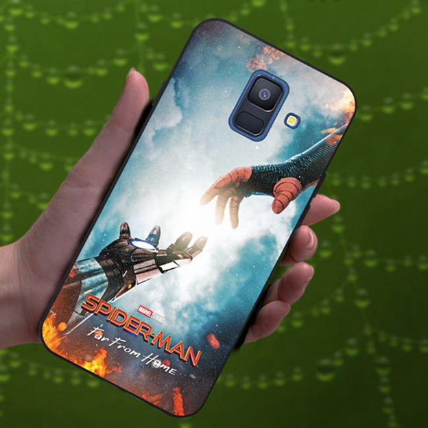 Ốp điện thoại TPU dẻo họa tiết bàn tay Spiderman độc đáo cho SAMSUNG J2 NOTE 3 4 5 8 9 A5 A6 A8 A9 STAR PRO PLUS 2018