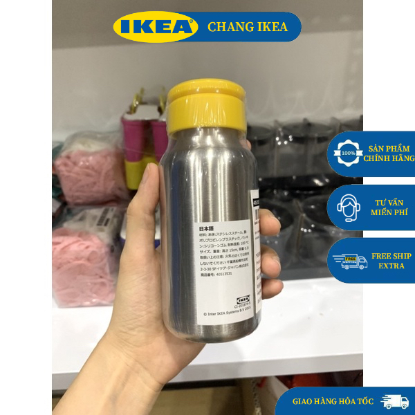 BÌNH NƯỚC INOX CAO CẤP IKEA - BÌNH ĐỰNG NƯỚC CHÍNH HÃNG