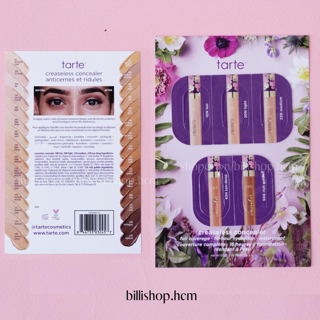 Sample make up kem nền, kem lót, concealer, phấn từ nhiều thương hiệu