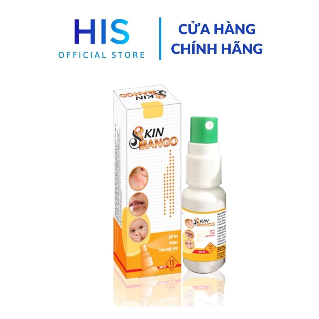 Chai Xịt SKIN MANGO Ngăn Ngừa Kích Ứng Da Do Thủy Đậu, Giời Leo, Kiến Ba Khoang