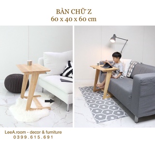 Bàn Gỗ Chữ Z Kiểu Hàn Quốc | Z Table