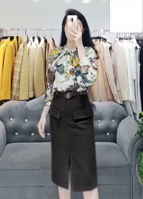 [ Mã FAXANH55 giảm 10K đơn 50K] ⚡️BÁN SỈ⚡️Chân váy xẻ sau có túi giả | BigBuy360 - bigbuy360.vn