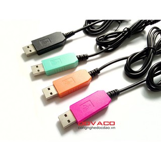Cáp chuyển đổi điện áp từ cổng USB 5V sang 12V